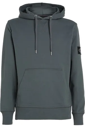 Calvin Klein Badge Hoodie Grey