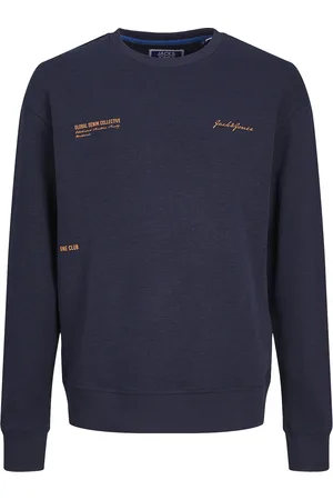 JACK & JONES Jjgreat B2S Sweat Crew Loose Ln Jnr Jack & J S Navy