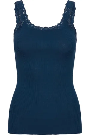 Rosemunde Rwbabette Sl Deep Back Lace Top Blue