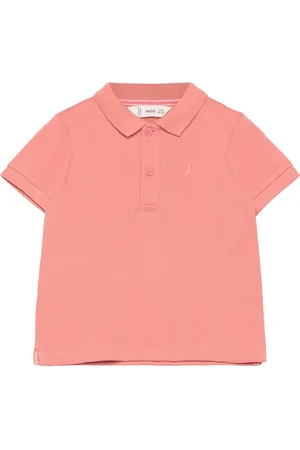 MANGO Textured Cotton Polo Shirt Red