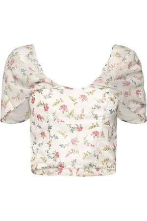French Connection Floriana Hallie Crinkle Top White