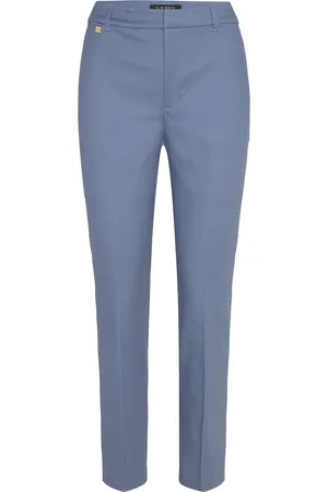 Ralph Lauren Stretch Cotton-Blend Pant Blue