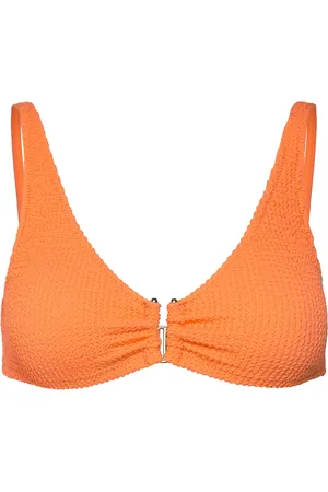 Lindex Swim Bra Adelle Crepe Orange