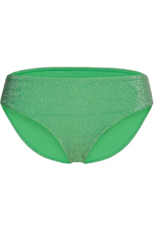 Lindex Swim Brief Bella Bikini Lurex Green