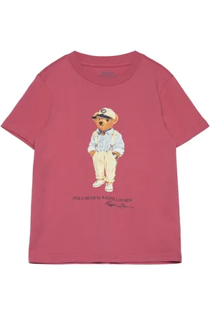 Ralph Lauren Polo Bear Cotton Jersey Tee Red
