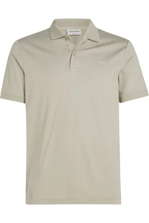 Calvin Klein Smooth Cotton Slim Polo Green
