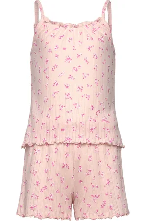 Lindex Pyjama Set Pointelle Singlet A Pink