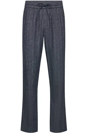 Les Deux Patrick Linen Pants Navy