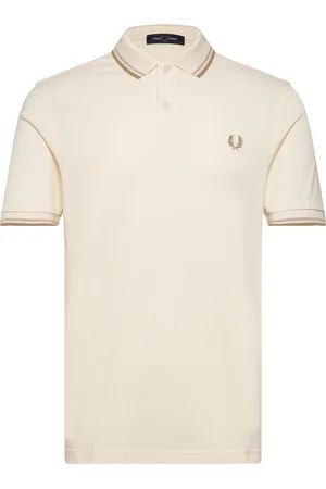 Fred Perry Twin Tipped Fp Shirt Cream