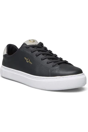 Fred Perry B71 Textured Lthr/Nubuck Black