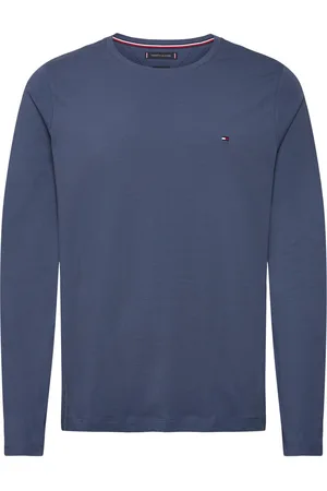 Tommy Hilfiger Stretch Slim Fit Long Sleeve Tee Navy