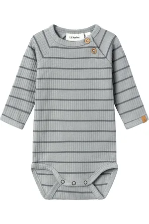 Lil Atelier Nbmkail Ls Slim Body Lil Noos Grey