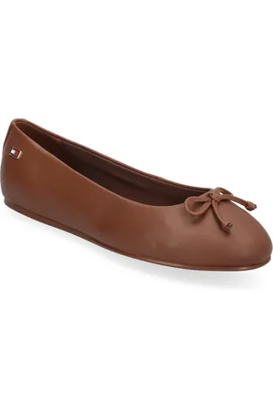 Tommy Hilfiger Essential Chic Ballerina Brown