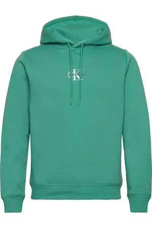 Calvin Klein Monologo Hoodie Green