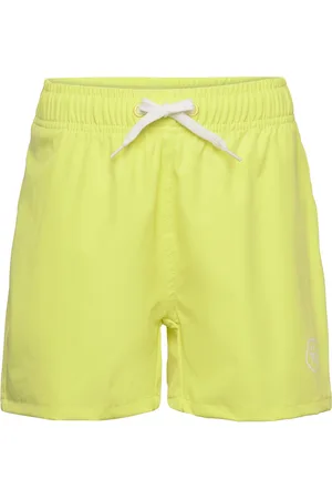 Color Kids Swim Shorts, Solid Yellow