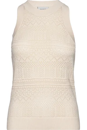 Dante 6 D6Siya Ajour Tank Top Cream