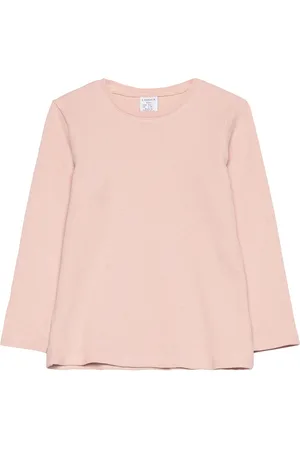 Lindex Top L S Basic Rib Pink
