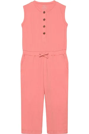 Copenhagen Colors Rib Jersey Jumpsuit Coral