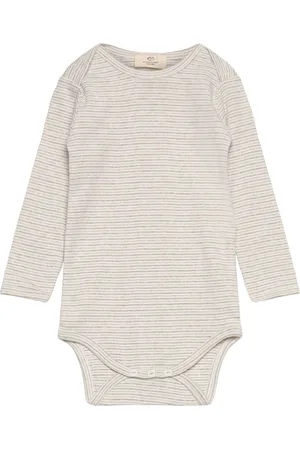 Copenhagen Colors Striped Long Sleeve Body Grey
