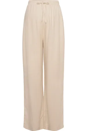 Mama;licious Mlsilvia Wo Pants Hw Beige