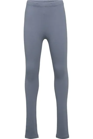 Lindex Leggings Basic Brushed Inside Blue