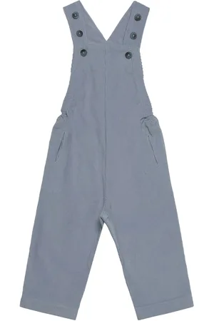 Copenhagen Colors Corduroy Junior Overalls Blue
