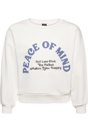 LMTD Nlfheace Ls Short Sweat White