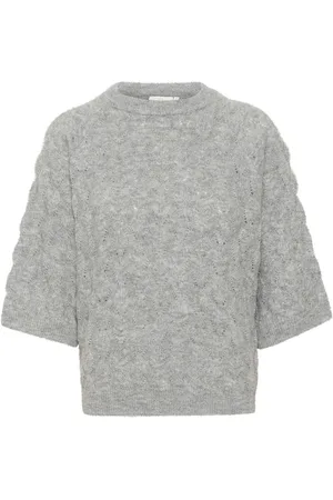 Kaffe Kamalene Knit Pullover Grey