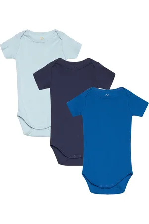 Copenhagen Colors 3 Pack Rib Jersey Short Sleeve Body Blue