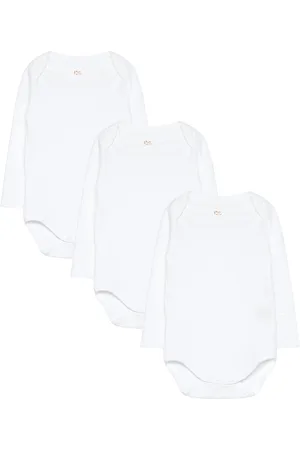 Copenhagen Colors 3 Pack Rib Jersey Long Sleeve Body White