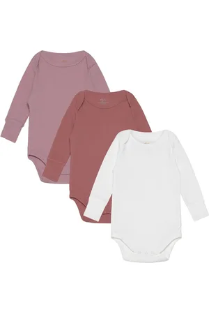 Copenhagen Colors 3 Pack Rib Jersey Long Sleeve Body Pink