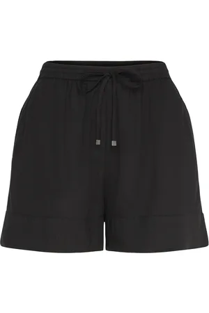MANGO Fluid Shorts With Drawstring Black