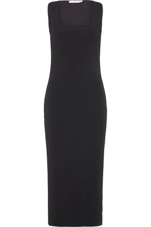 MANGO Midi-Dress With Straps Black