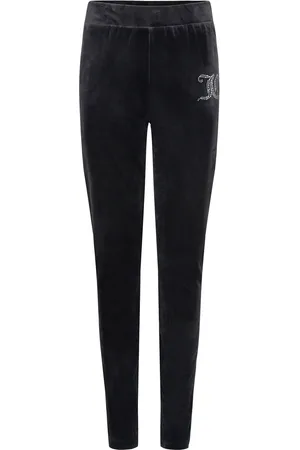 Juicy Couture Diamante Velour Legging Black