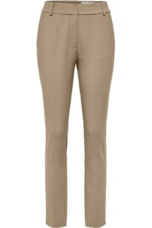 SELECTED Slfrita Mw Slim Pant Camel Mlg B Noos Beige