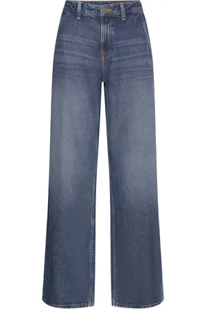 GANT Low Wide Leg Jeans Blue
