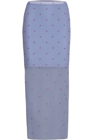 Noella Solay Long Skirt Blue