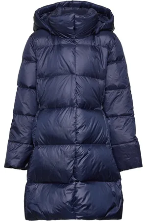 Ralph Lauren Quilted Long Jacket Navy