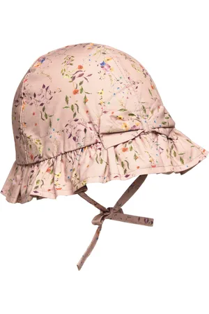 Mikk-Line Summer Bucket Hat Bow - Aop Pink