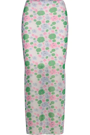 Noella Solay Long Skirt Green