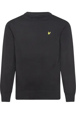 Lyle & Scott Cotton Crew Neck Jumper Black