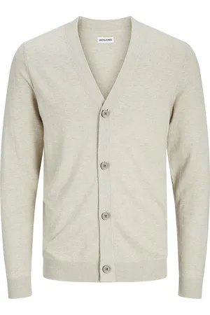 JACK & JONES Jjeemil Knit Button Cardigan Noos Jack & J S Beige