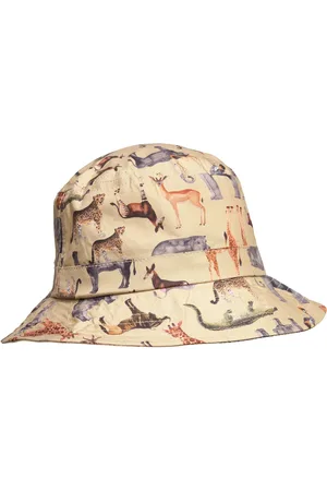 Mikk-Line Summer Bucket Hat - Aop Beige