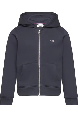 GANT Shield Zip Hoodie Navy