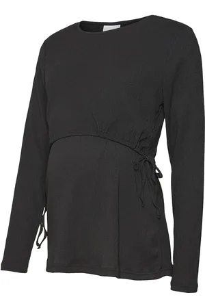 Mama;licious Mlcaileen June L/S Jrs Top 2F Black