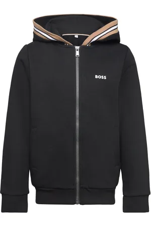 HUGO BOSS Hooded Cardigan Black