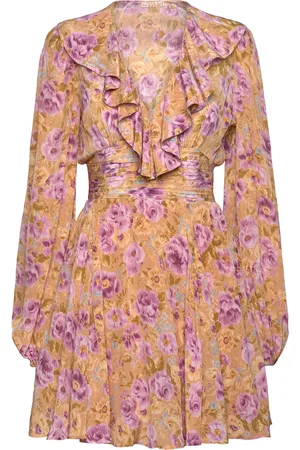 by Ti Mo Crepe Shirt Dress Orange