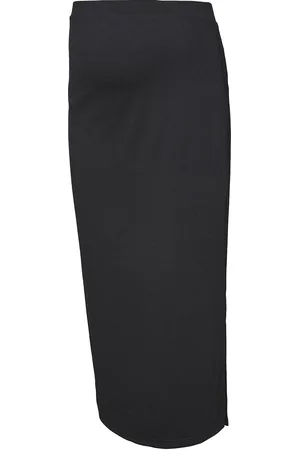 Mama;licious Mllif Jrs Midi Skirt Hw A. Black