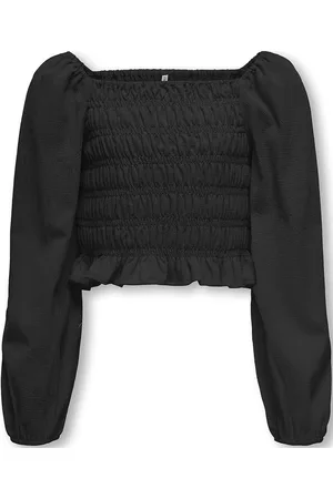 ONLY Koghelene Puff Sleeve Top Wvn Black