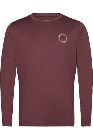 Björn Borg Sthlm Graphic Long Sleeve T-Shirt Burgundy